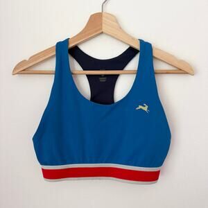 Tracksmith Run Bra Sz Small Blue